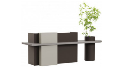 margarit modern çiçeklikli banko