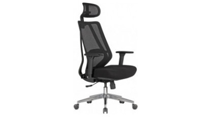 maxy alüminyum ayak siyah gövdeli yönetici koltuğu