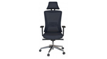 meshseat alüminyum ayak ayarlı kol  kızaklı senkron mekanizma yönetici koltuğu
