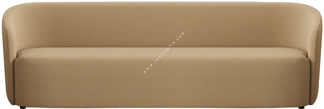 mostra oval tasarım üçlü kanepe