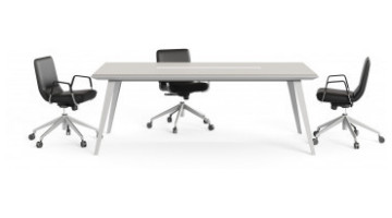 neron modern metal ayaklı toplantı masası 210cm