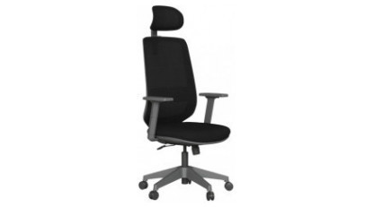 nesoty gri plastik gövde ayarlı kol plastik ayak yönetici koltuğu