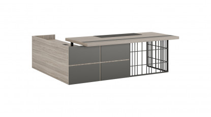 norm metal ayaklı yönetici masası 240 cm