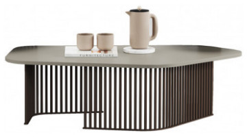 novno modern tasarım metal ayaklı sehpa 120cm