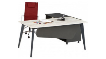 panawel minimalist etajerli personel masası 185cm