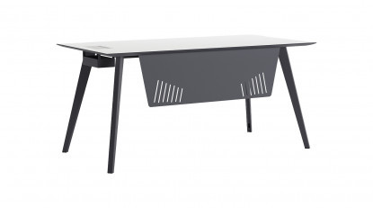 ploi dört metal ayaklı personel masası 140x70cm