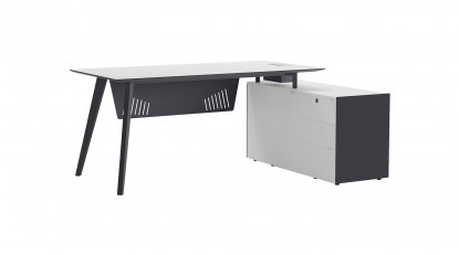 ploi etajerli ofis masası