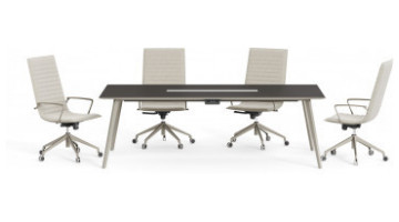 ploi metal ayaklı modern toplantı masası 240cm