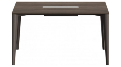 power modern ahşap kare toplantı masası 140cm