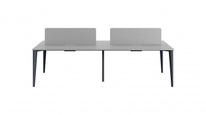 powerwork metal dört ayaklı dörtlü workstation 280cm