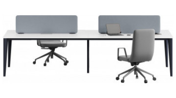 powerwork metal dört ayaklı dörtlü workstation 280cm