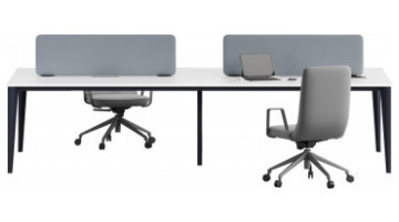 powerwork metal dört ayaklı dörtlü workstation 360cm