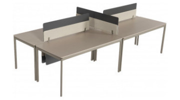 prexawork modern dörtlü çalışma grubu 240cm