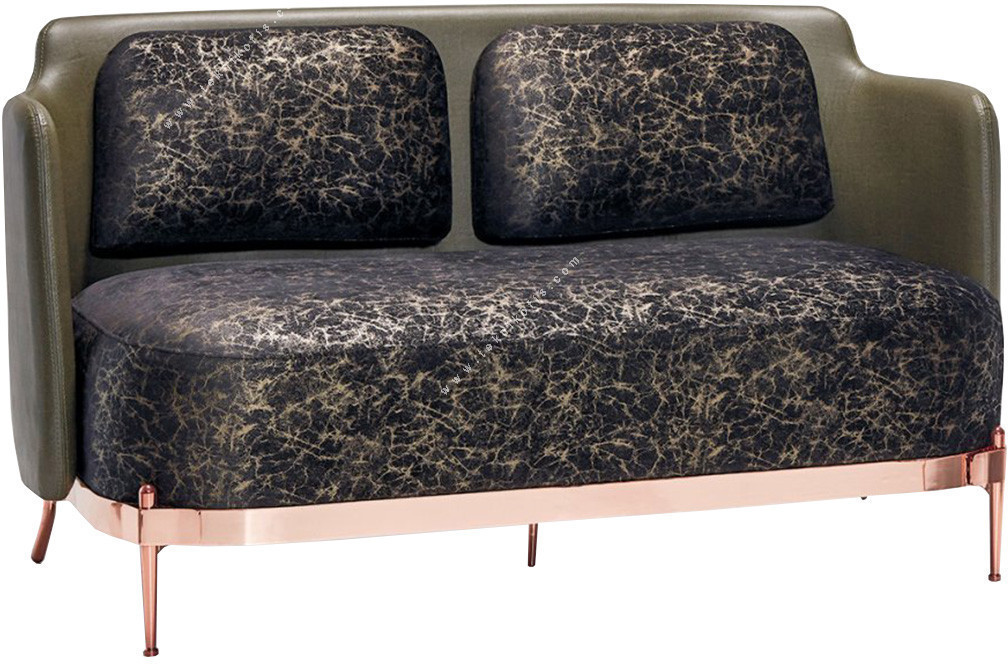 quadin ikili boyalı ayak kanepe