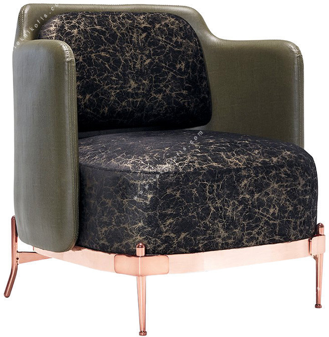 quadin tekli boyalı ayak kanepe