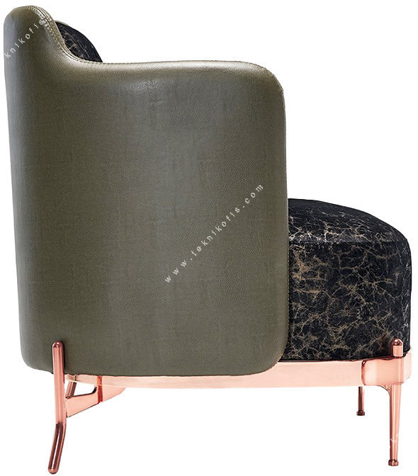 quadin tekli boyalı ayak kanepe