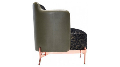 quadin tekli boyalı ayak kanepe