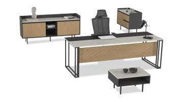 raden metal ayaklı yönetici takımı 160cm