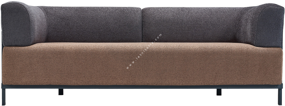 reval kumaş döşeme tasarım ayaklı üçlü kanepe