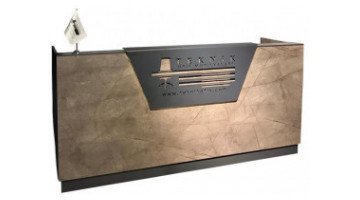 river logo tasarımlı banko 180cm