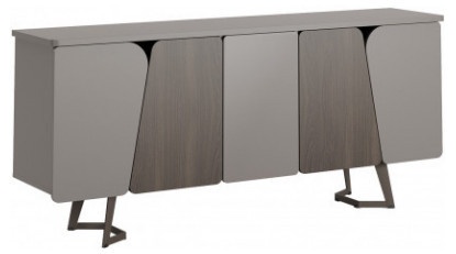 rubble metal ayaklı modern yönetici dolabı