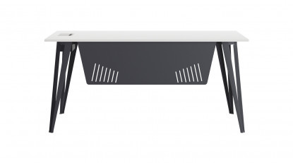 sable dört metal ayaklı personel masası 140x70cm