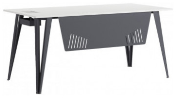 sable dört metal ayaklı personel masası 180cm
