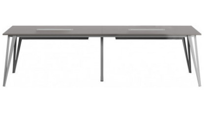 sable şık metal ayaklı dikdörtgen toplantı masası 320cm