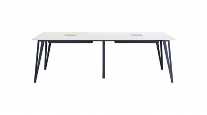 sablework metal ayaklı dörtlü çalışma grubu 280cm