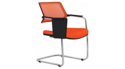 serlo yazı tablalı krom u ayaklı sandalye