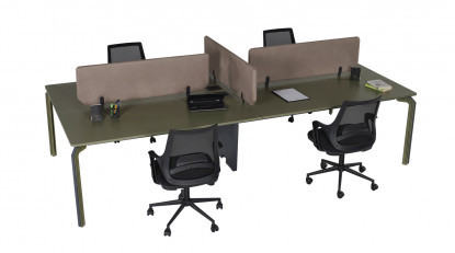 setarywork şık dörtlü çalışma grubu 320cm