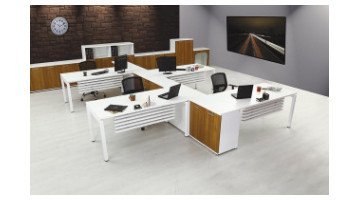 sontag dörtlü workstation çoklu çalışma masası
