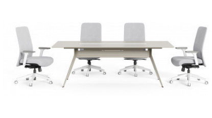 stark modern metal ayaklı toplantı masası 200cm