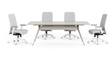 stark modern metal ayaklı toplantı masası 240cm
