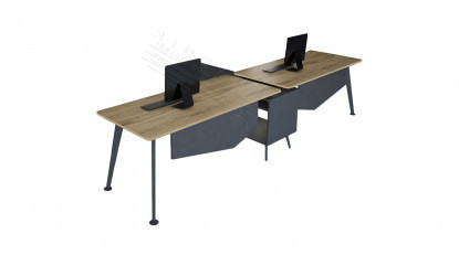 stebe ikili çalışma masası 330cm