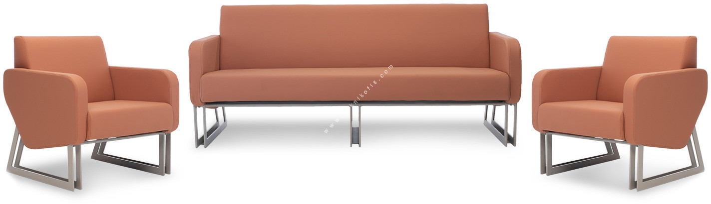 tilga çift ayak tasarımlı kanepe takımı