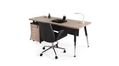 toucher metal ayaklı çalışma masası 140cm