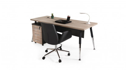 toucher metal ayaklı çalışma masası 160cm