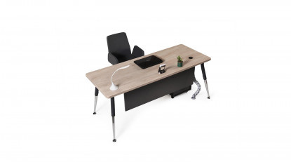 toucher metal ayaklı çalışma masası 160cm