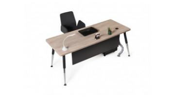 toucher metal ayaklı çalışma masası 160cm