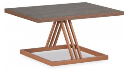 tunç şık metal ayaklı ofis sehpası