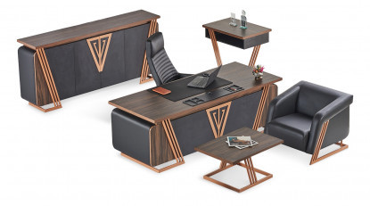 tunç şık metal ayaklı yönetici takımı