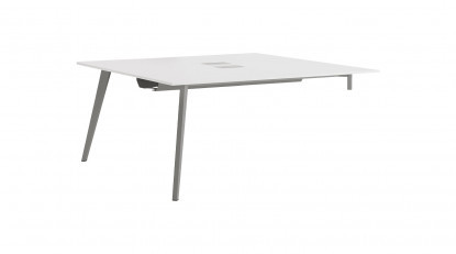 vega ikili çalışma masası 2 ayak 140x160cm