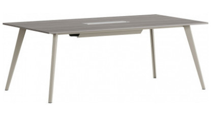vega metal ayaklı dikdörtgen toplantı masası 180cm