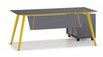 vega üç ayaklı metal ayaklı çalışma masası 180cm