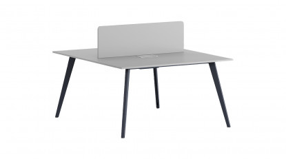 vegawork metal dört ayaklı ikili workstation 120cm