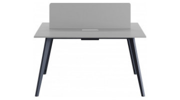 vegawork metal dört ayaklı ikili workstation 180cm