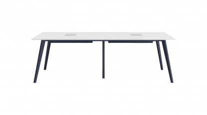 vegawork modern metal ayaklı dörtlü workstation 280cm