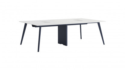 vegawork modern metal ayaklı dörtlü workstation 360cm