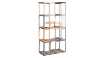 velmari metal detaylı kitaplık